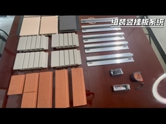 नमूने ब्रैकेट-ऊर्ध्वाधर लटकन पैनल प्रणाली इकट्ठा