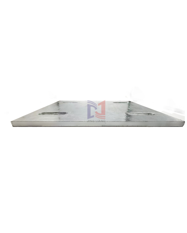 जस्ती स्टील 200mm*300mm*10mm कवरिंग समर्थन प्रणाली के लिए एम्बेडेड बोर्ड उच्च शक्ति