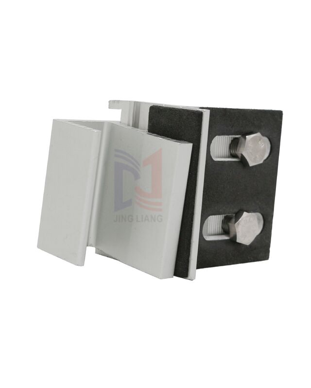 टेराकोटा मुखौटा समर्थन प्रणाली के लिए विरोधी संक्षारण एल्यूमीनियम अंत क्लिप